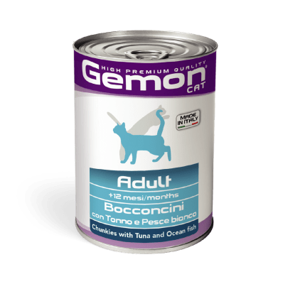 Gemon Cat Paté Adulto Tuna/Ocean Fish. 415 Grs.1