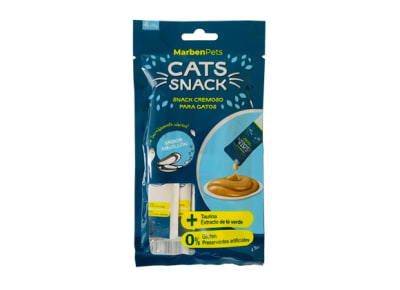 CATS SNACKS CREMOSO PARA GATOS SABOR MEJILLON