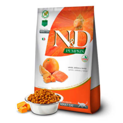 N&D Pumpkin Feline Adult Salmon 1.5KG1
