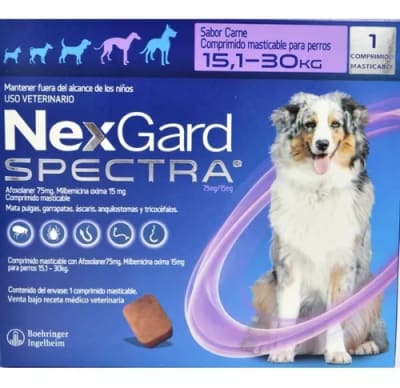 NEXGARD SPECTRA 15.1 - 30 kg (1 comprimido)1