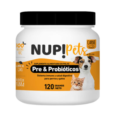 NUP! Pets Pre-Probiot Carne Perro-Gato 120Gr.