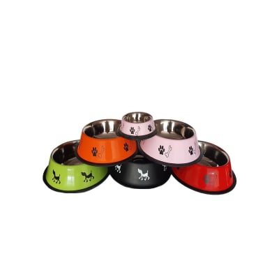 Plato Acero Inox. Pintado y Diseños 950 ml