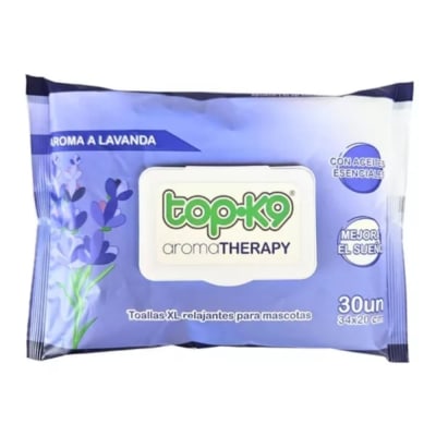 Topk9 Therapy Toalla Humeda Relajante XG x30U.