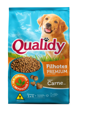 Qualidy Perro Cachorro Carne 900 Gr.1