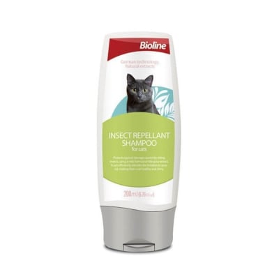 BIOLINE SHAMPOO PARA GATOS REPELENTE INSECTOS