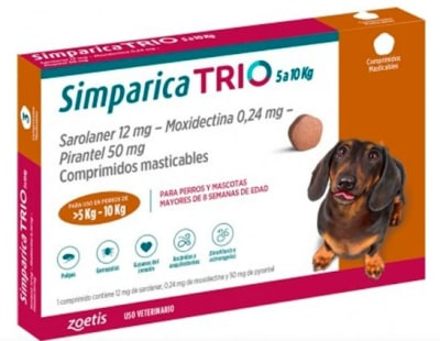 Simparica Trio 5-10 kg 3 Comp.