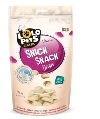 LOLO PETS SNACK DROPS MILK & VITAMINAS