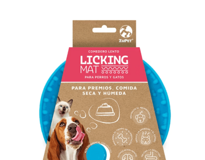 Zupet Licking Mat Bowl Celeste 15x15 cm