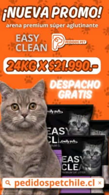 PROMOCIÓN ARENA EASY CLEAN LAVANDA 24 KG X 21.990
