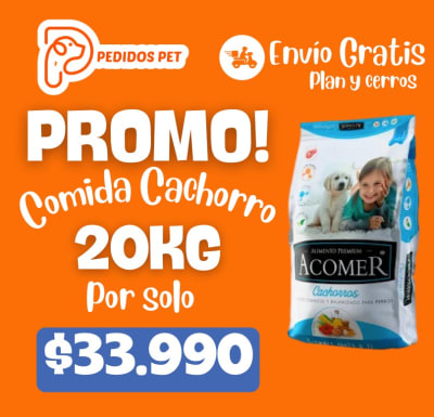 PROMO! Comida ACOMER CACHORRO 20 KG