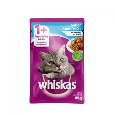 Whiskas Pouch Atun Adulto Cat 85Gr. Pouch Whiskas Atún1