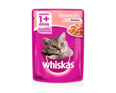 Whiskas Pouch Salmón Adulto Cat 85Gr. Pouch Whiskas Salmón1