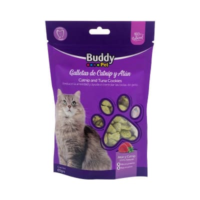 Buddy Pet Galletas Catnip y Atún 65 grs