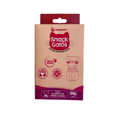 Happypets Snacks Gatos Salmon 80 Grs