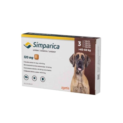 Simparica 40 A 60 X 3 Comprimidos