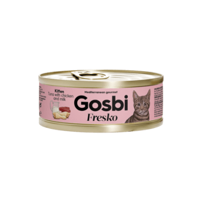 GOSBI FRESKO CAT  Kitten Tuna - Chicken - Milk 70 Grs.1