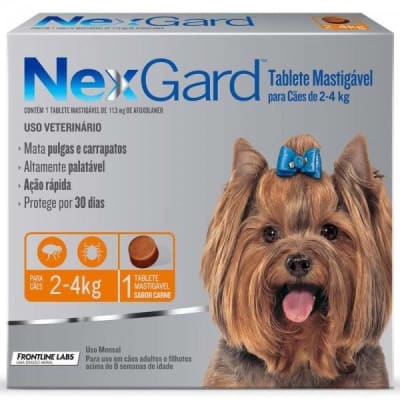 Nexgard Antiparasitario 1 Comprimido 2 A 4 Kg