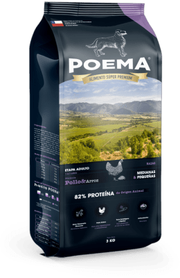 Poema Canino Seco Adulto Peq/Med Pollo 3 Kg.
