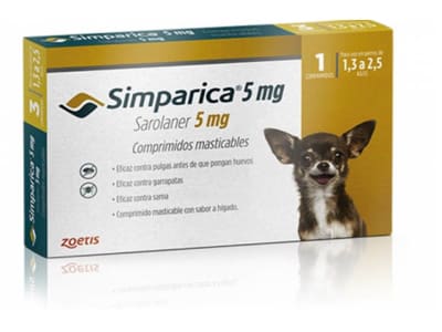 Simparica 1.3 Kg - 2.5 Kg 1 Comp.1
