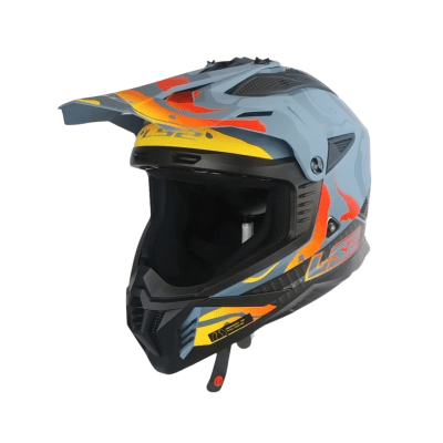 CASCO LS2 MX708 FAST II WASH GRIS OSCURO MATTE TALLA L1