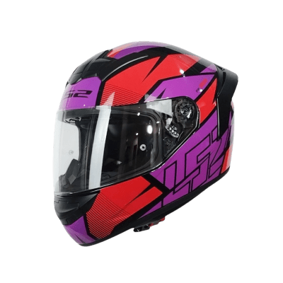 CASCO LS2 FF352 EVO AXTRO NEG ROJO MORA / TALLA M