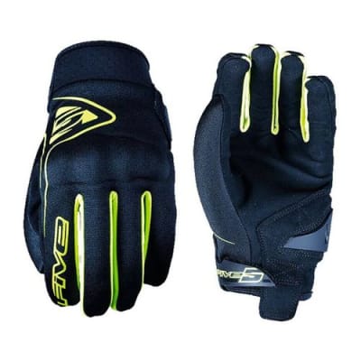 GUANTE FIVE GLOBE NEGRO AMARILLO / L1