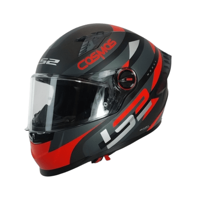 CASCO LS2 FF816 COSMOS MODOK NEG ROJO MATTE / TALLA L1