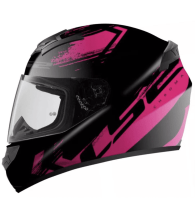 CASCO LS2 FF352 CHROMA NEGRO ROSA / M