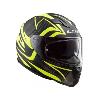 CASCO LS2 FF320 STREAM EVO JINK NEGRO AMARILLO MATE / XL