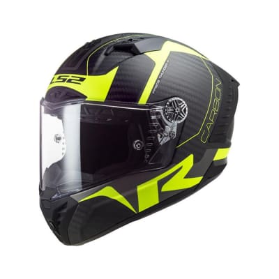 CASCO LS2 FF805 THUNDER RACING AMARILLO MATE / L