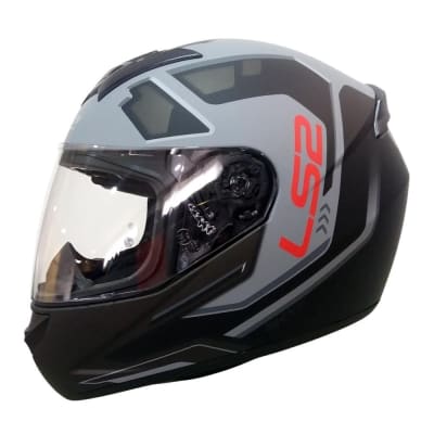 CASCO LS2 FF352 IRONFACE NEGRO GRIS MATE / S