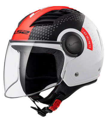 CASCO LS2 OF562 AIRFLOW CONDOR BLANCO NEGRO ROJO / XL1