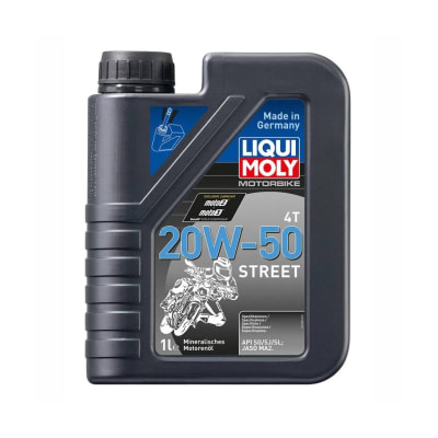 ACEITE LIQUIMOLY 20W50 SEMISINTETICO STREET 4T / 1L1