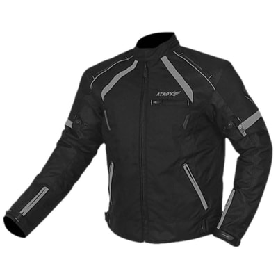 CHAQUETA ATROX AT2129 NEGRO GRIS / XL