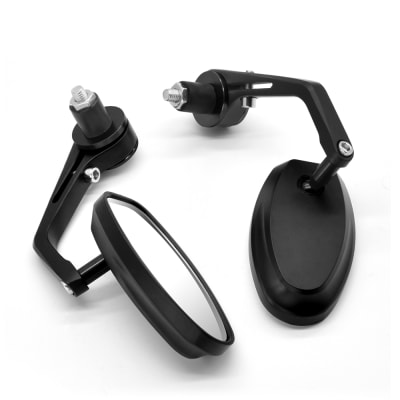 Espejo retrovisor manillar ajustable de moto universal