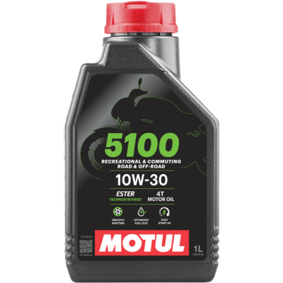ACEITE MOTUL 10W30 4T 5100 SEMI-SINTETICO X 1L1