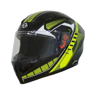 CASCO SHIRO SH-870 FORZA AMARILLO FLUOR / L1