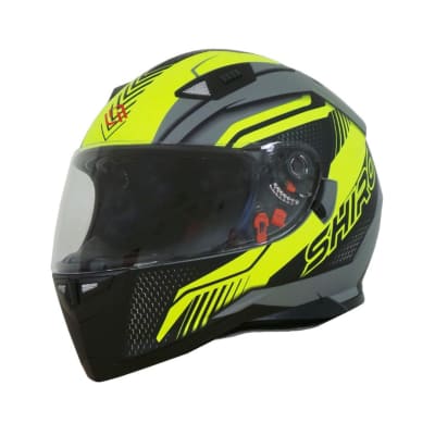 CASCO SHIRO SH-881 MOTEGI II AMARILLO FLUOR / XL