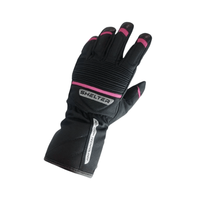 GUANTES SHELTER BLAKE WP (SH-09-9048) NEG ROSA1