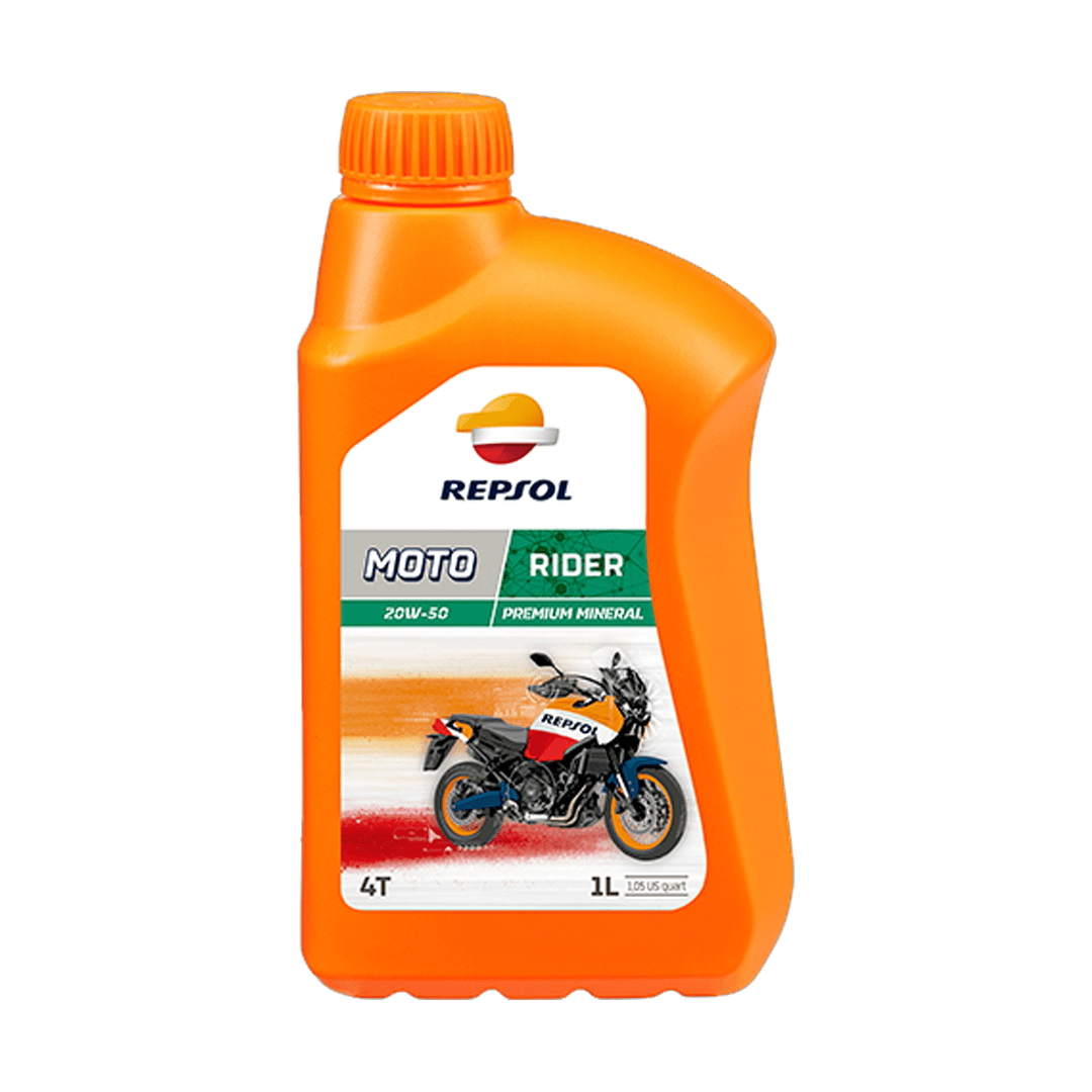 ACEITE REPSOL 20W50 MINERAL RIDER 4T / 1L | R&O Motocicletas