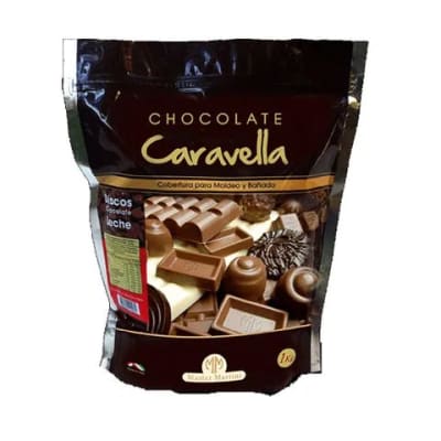 cobertura leche 1kg caravella