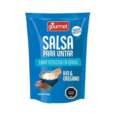 Salsa para untar ajo y oregano 200g gourmet