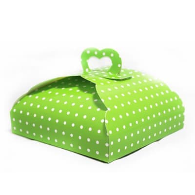 caja torta pistacho 12x12cm x6