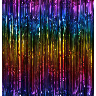 Cortina metalica arcoiris 1x2m