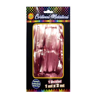 Cortina metalica rose gold 1x2m