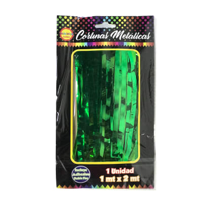 Cortina metalica verde 1x2m