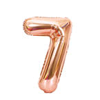 Globo metalico rose gold n7