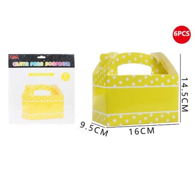 caja sorpresa amarilla x6