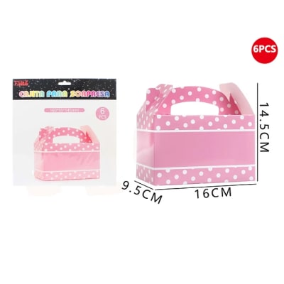 caja sorpresas rosa x6
