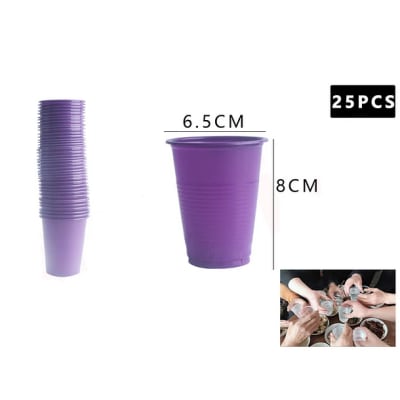 Vasos morado x25